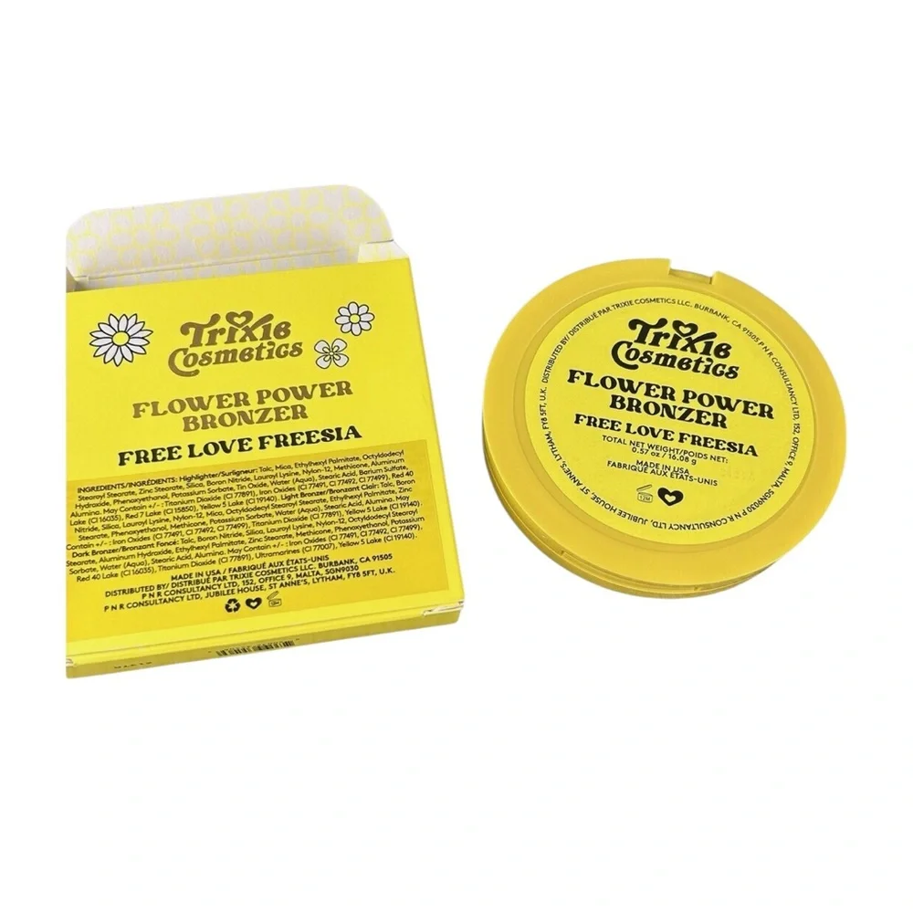 Trixie Cosmetics Flower Power Bronzer Free Love Freesia | Highlighter Trio